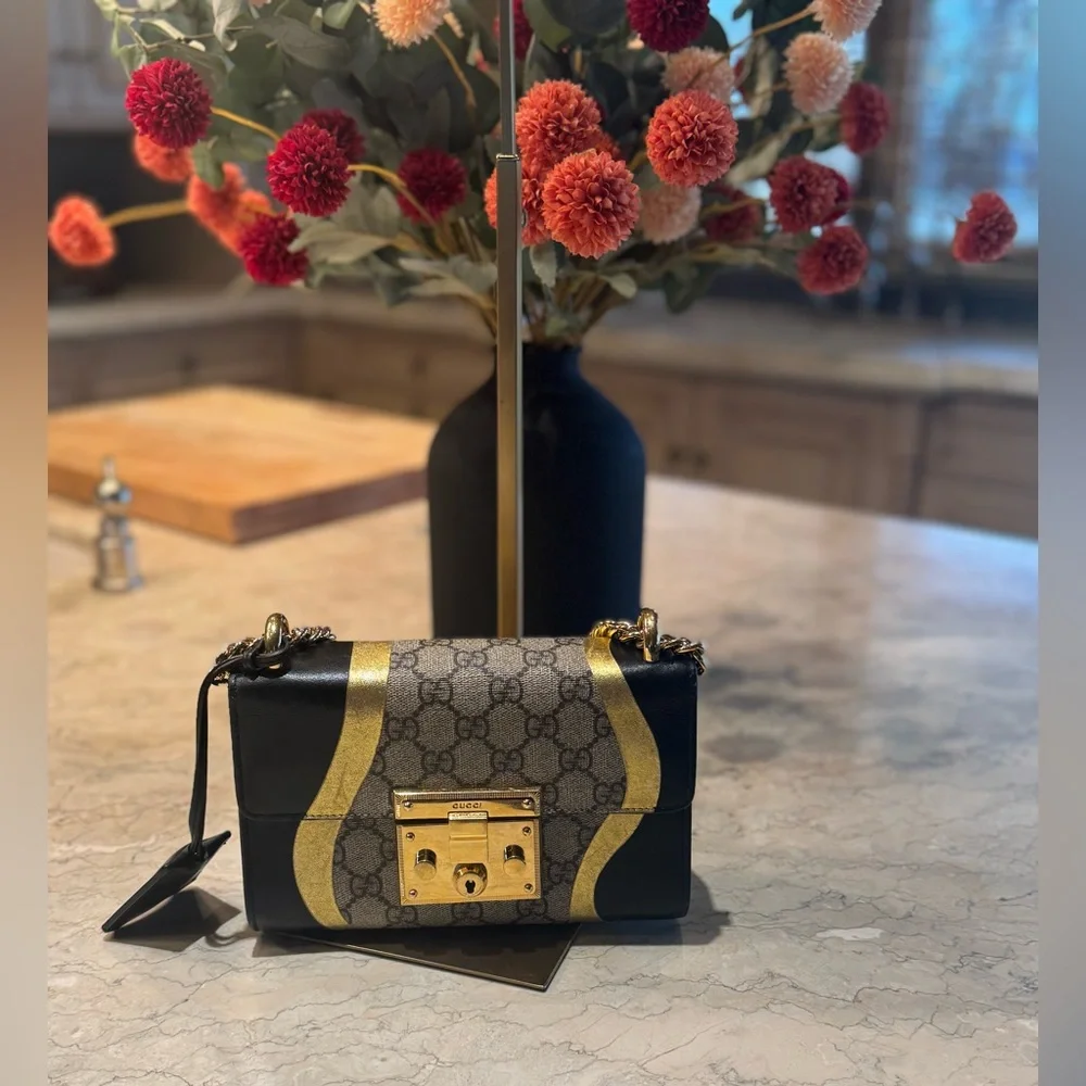 Gucci Padlock GG Supreme Shoulder bag-COA - Picture 1 of 16